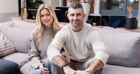 Jess Redden and Rob Kearney on family life, wellness habits and finding balance at home