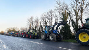 <p>A convoy of tractors in Athlone, Co Westmeath, protesting against the EU-Mercosur trade deal. Picture date: Saturday January 10, 2026. PA Photo. Photo credit should read: Cillian Sherlock/PA Wire</p> <p>A convoy of tractors in Athlone, Co Westmeath, protesting against the EU-Mercosur trade deal. Picture date: Saturday January 10, 2026. PA Photo. Photo credit should read: Cillian Sherlock/PA Wire</p>
