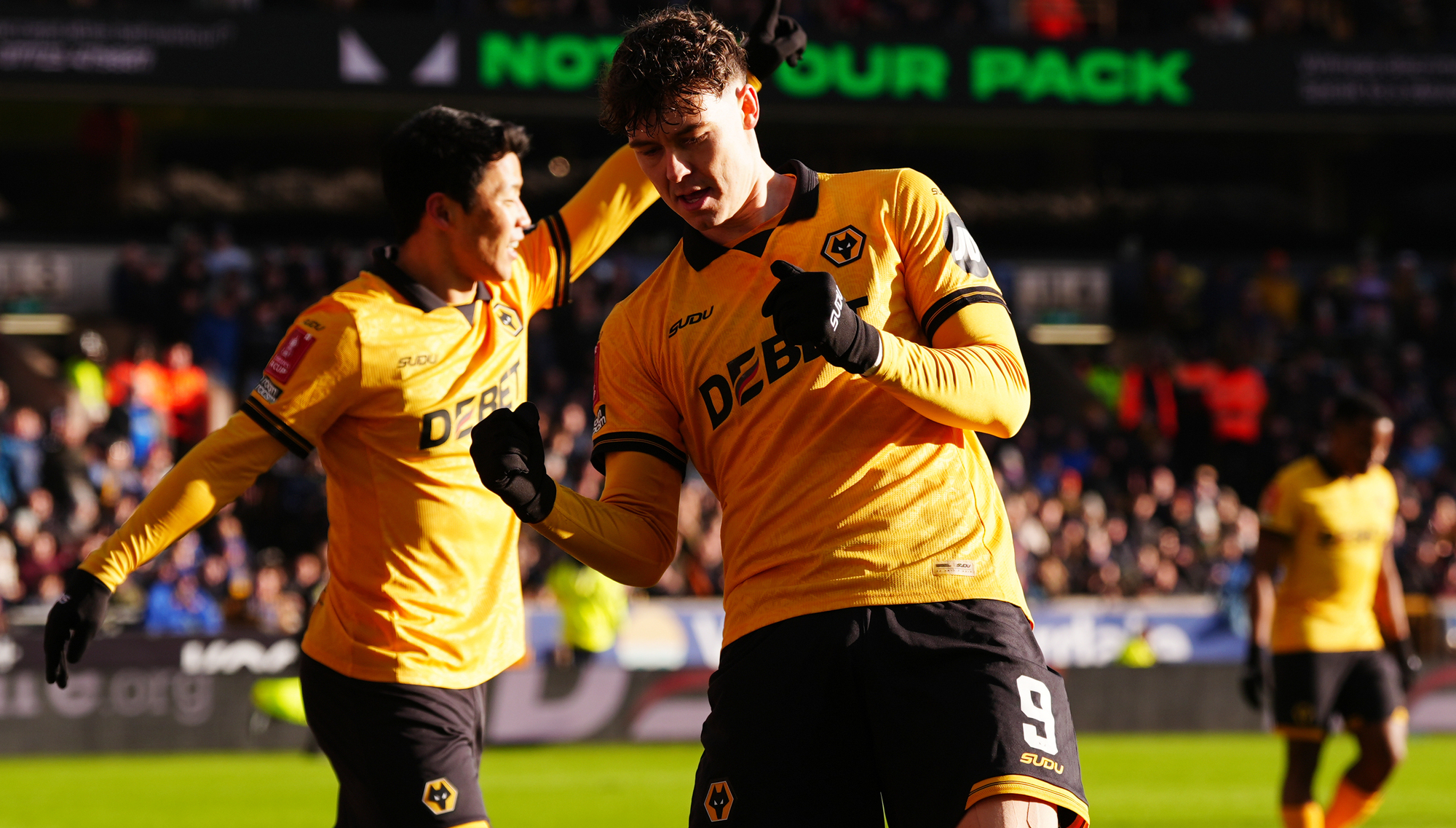 Jorgen Strand Larsen nets hat-trick as Wolves hit Shrewsbury for six in FA Cup