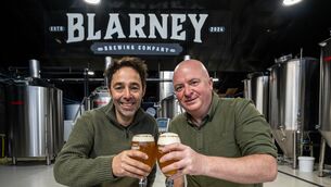 <p>Duncan Blair and Pat Falvey at the Blarney Brewery premises on Cork's Commons Road. The start-up beverage firm will continue to extend its footprint as it moves into the Dublin retail space. Picture Chani Anderson</p> <p>Duncan Blair and Pat Falvey at the Blarney Brewery premises on Cork's Commons Road. The start-up beverage firm will continue to extend its footprint as it moves into the Dublin retail space. Picture Chani Anderson</p>