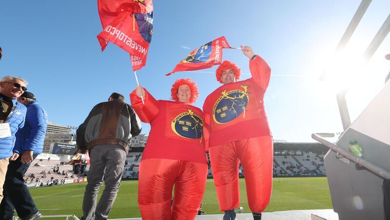 Munster fans ahead of the match. Pic: INPHO/Billy Stickland Munster fans ahead of the match. Pic: INPHO/Billy Stickland