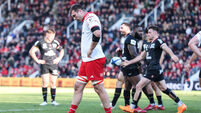 Tadhg Beirne dejected after the game 11/1/2026