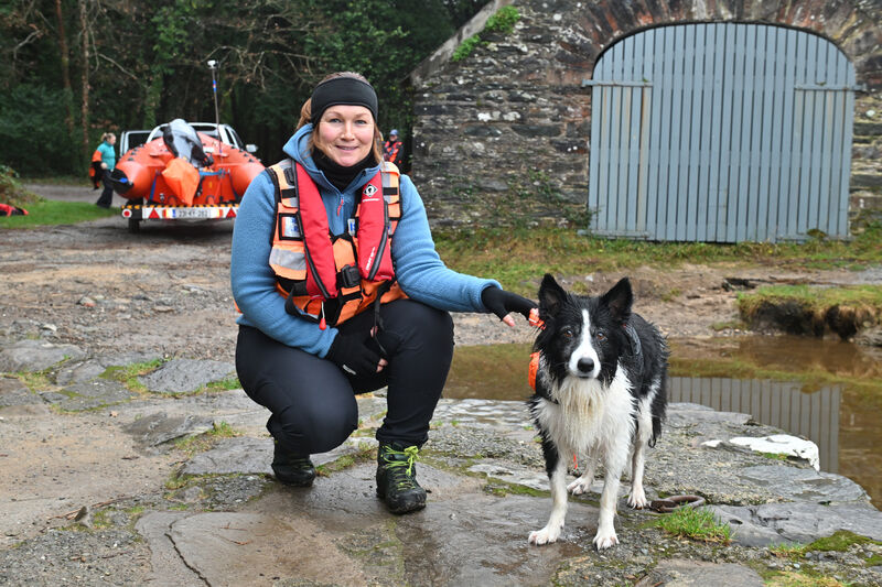 Éadaoin O'Gorman with her dog Murphy during the specialist search and rescue, 'man-trailing', and cadaver detection training at Loch Léin, Killarney National Park. Picture: Dan Linehan Éadaoin O'Gorman with her dog Murphy during the specialist search and rescue, 'man-trailing', and cadaver detection training at Loch Léin, Killarney National Park. Picture: Dan Linehan
