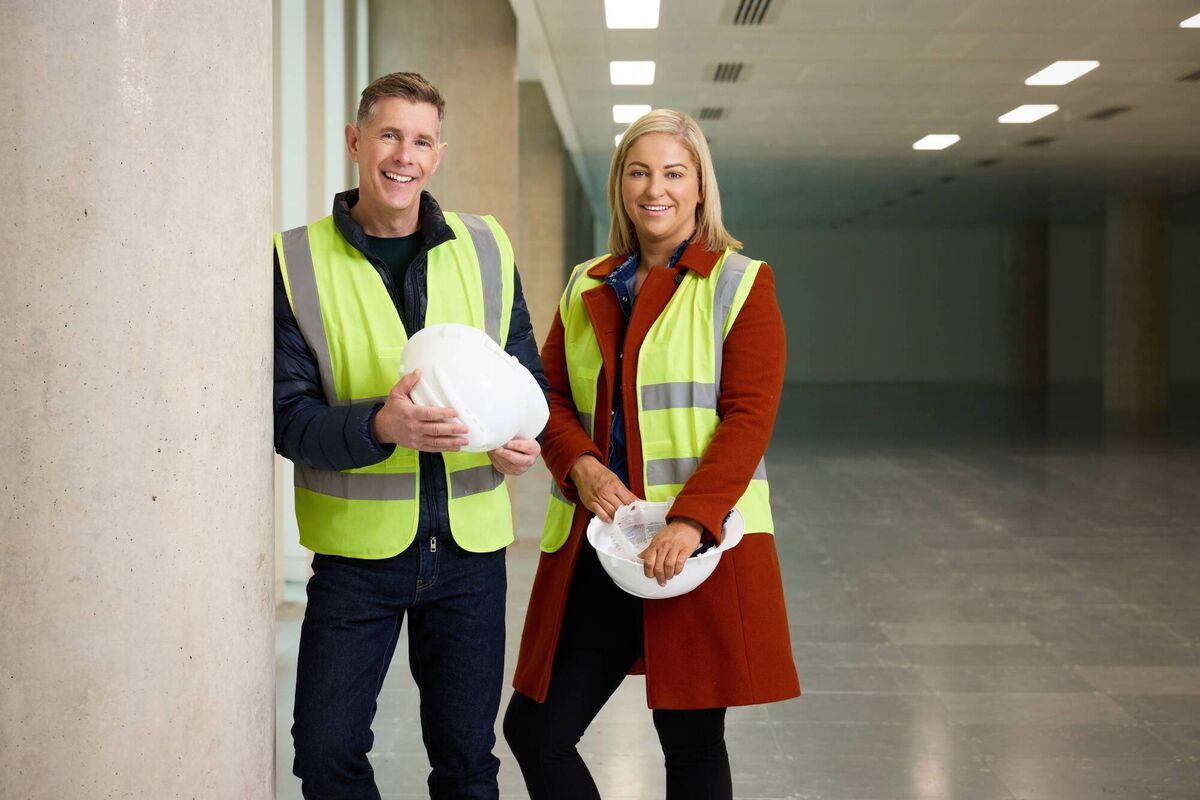 Architect Dermot Bannon and quantity surveyor Claire Irwin. Architect Dermot Bannon and quantity surveyor Claire Irwin.