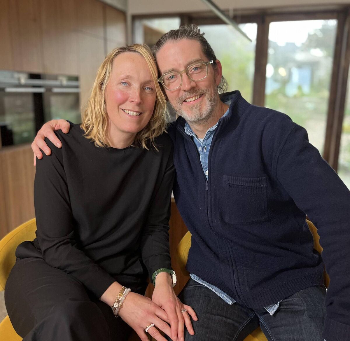 Homeowners Norita and Louis O'Donoghue. Homeowners Norita and Louis O'Donoghue.