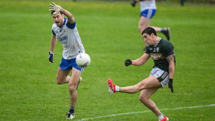 <p>Tony Brosnan kicked five two-pointers, three from play, as he finished with 1-15 for Kerry in the McGrath Cup against Waterford. Pic: Brendan Moran/Sportsfile</p>