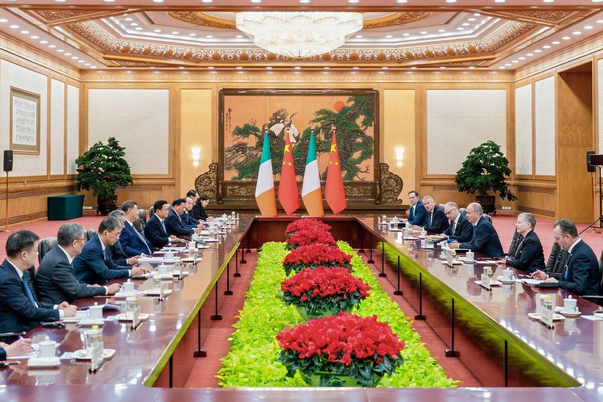 Taoiseach Micheál Martin meeting with President Xi Jinping in Beijing, 5 January 2026 Taoiseach Micheál Martin meeting with President Xi Jinping in Beijing, 5 January 2026