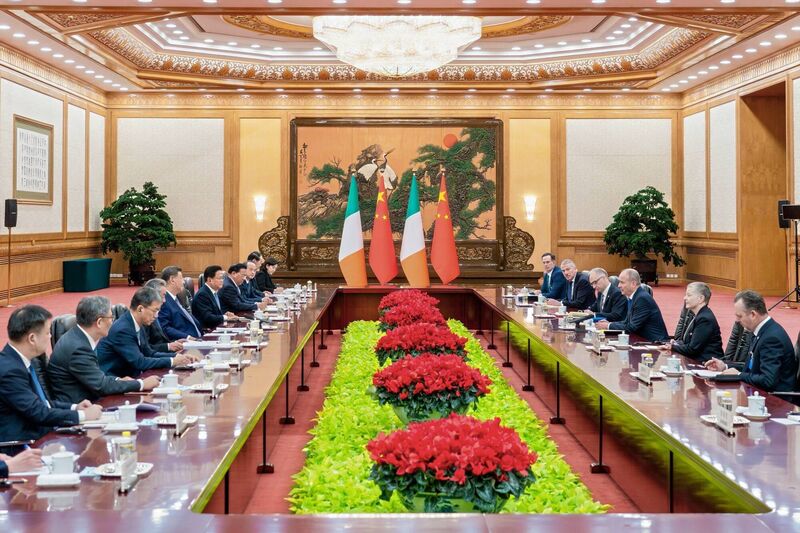 Taoiseach Micheál Martin meeting with President Xi Jinping in Beijing, 5 January 2026