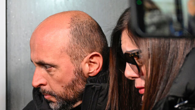 Jacques Moretti, one of the owners of the Le Constellation bar in Crans-Montana, where the deadly fire happened on New Year’s Day, is to be detained until trial after being ruled a ‘flight risk’ (Alessandro della Valle/Keystone via AP)