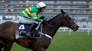 <p>POINT TO PROVE: Jonbon has found Il Etait Temps too quick in their two clashes. 	Picture: Steven Paston/PA </p>