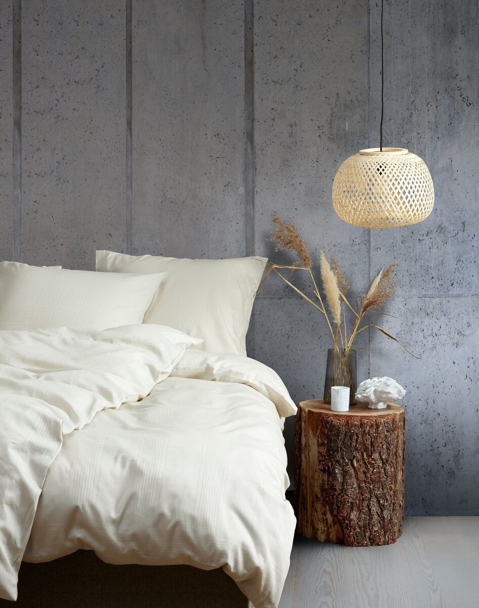  Bed linen offers a quick and simple refresh with white after weeks of colourful Christmas decorations. Jysk's Cilje sateen duvet cover offers a touch of luxury.