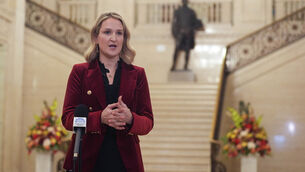 <p>Foreign affairs minister Helen McEntee. Picture: Brian Lawless/PA Wire</p>