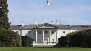 <p>Aras an Uachtarain, home of the Irish President in Phoenix Park, Dublin (PA)</p>