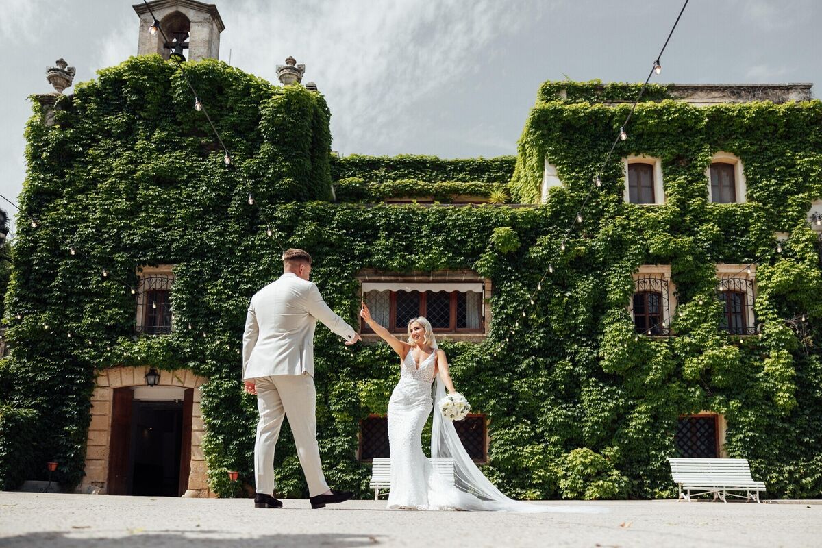 Ciara and Mark at Casa Santonja.