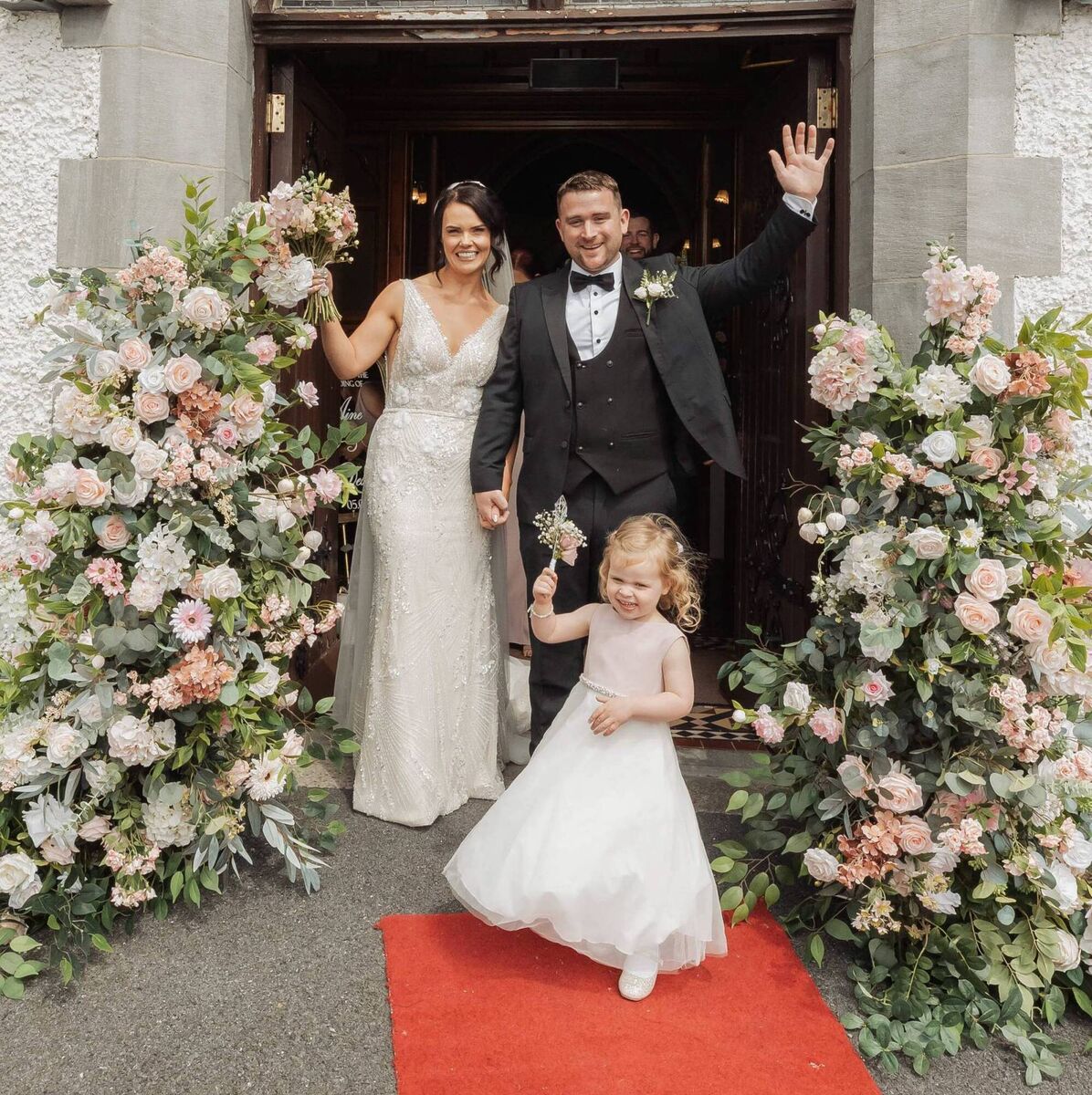 Aine Keogh and Dessie Lennon with Croía Lennon. Pictures: Hu O’Reilly Photography 