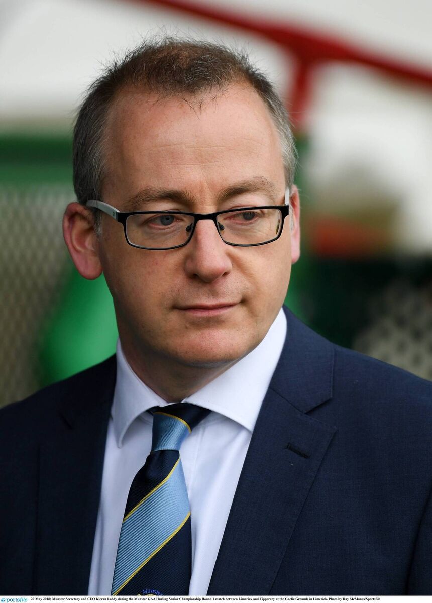 Munster Secretary and CEO Kieran Leddy: 'Does a team deserve to remain in senior championship if they win one of four games? I don’t think so'. Pic: Ray McManus/Sportsfile