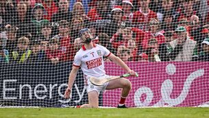 <p>AGONY THEN ECSTASY: Cork keeper Patrick Collins beaten by Aaron Gillane in last year's dramatic Munster SHC final shootout. Calls for a final replay do not take account of player load, says Munster chief Kieran Leddy. Pic: Piaras Ó Mídheach/Sportsfile</p>