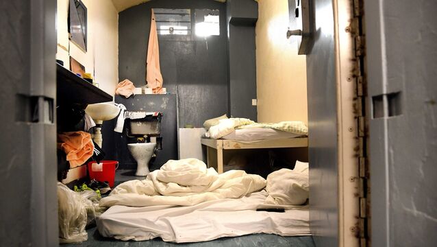 <p>The report from the Mountjoy Prison Visiting Committee said overcrowding in 2024 means that many cells are now double occupancy, although 'only designed for single occupancy'. File photo: Moya Nolan</p>