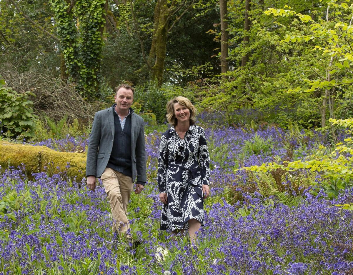 The late Seamus O’Brien of the National Botanic Gardens, Kilmacurragh, Co Wicklow, and Jane Somerville of Drishane House and Gardens. Picture: Dan Linehan