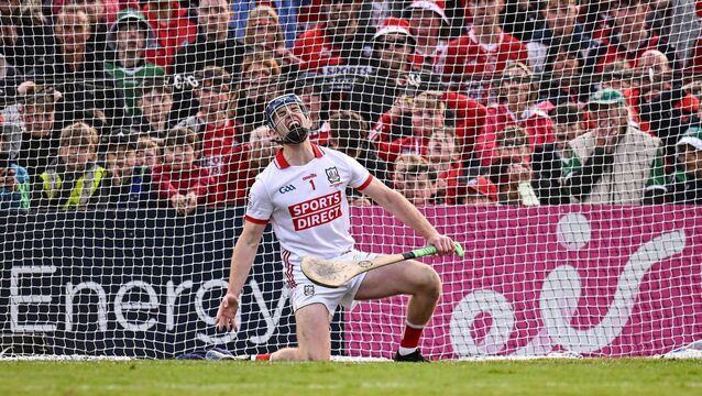 <p>AGONY THEN ECSTASY: Cork keeper Patrick Collins beaten by Aaron Gillane in last year's dramatic Munster SHC final shootout. Calls for a final replay do not take account of player load, says Munster chief Kieran Leddy. Picture: Piaras Ó Mídheach/Sportsfile</p>