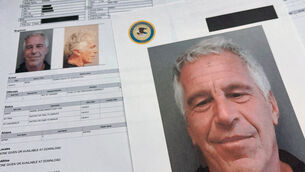 Documents that were included in the US department of justice release of the Jeffrey Epstein files (Jon Elswick/AP) Documents that were included in the US department of justice release of the Jeffrey Epstein files (Jon Elswick/AP)