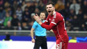 <p>Liverpool vice-captain Andy Robertson has called for performances to improve in the second half of the season (Fabrizio Carabelli/PA)</p>