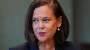 <p>Sinn Féin Leader Mary Lou McDonald hit out at big pay hikes for the heads of semi-state bodies.</p>