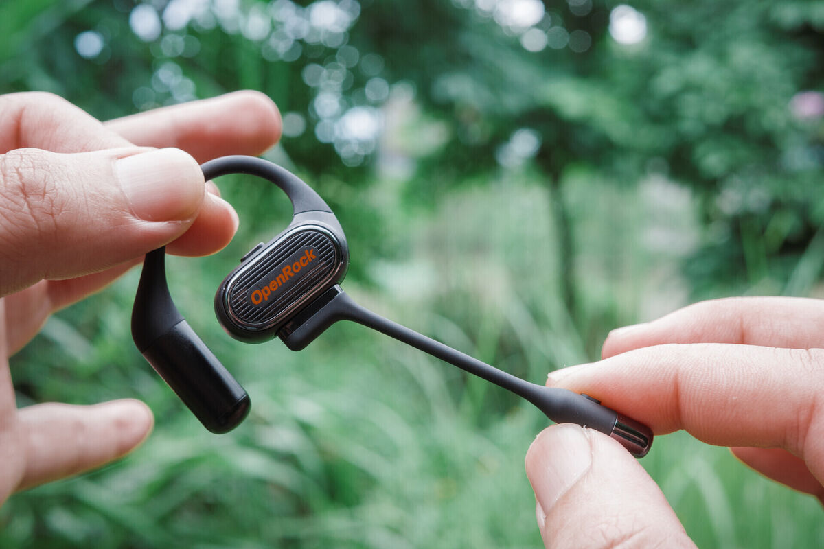 The boom mic snaps securely into place using strong magnets and can be removed in seconds when not needed. Picture: OpenRock. The boom mic snaps securely into place using strong magnets and can be removed in seconds when not needed. Picture: OpenRock.