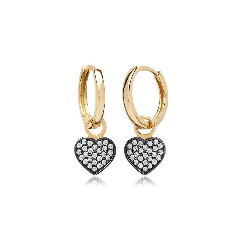 Diamnod Heart Earrings, €49.95, Far Fetched Accessories.