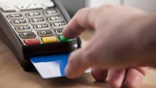 <p>Credit and debit card spending was up 5.7% in December, according to Bank of Ireland, with consumers increasingly using alternatives to cash for payments. Picture: iStock</p>