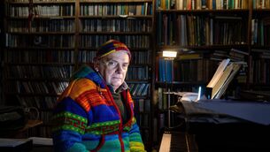 <p> Feature Marking: XX Des O’Driscoll: 05/01/26 Peadar Ó Riada in his Aladdin’s cave, surrounded by paintings, instruments, and books, reflecting on creativity and life after his diagnosis. picture Chani Anderson.</p>