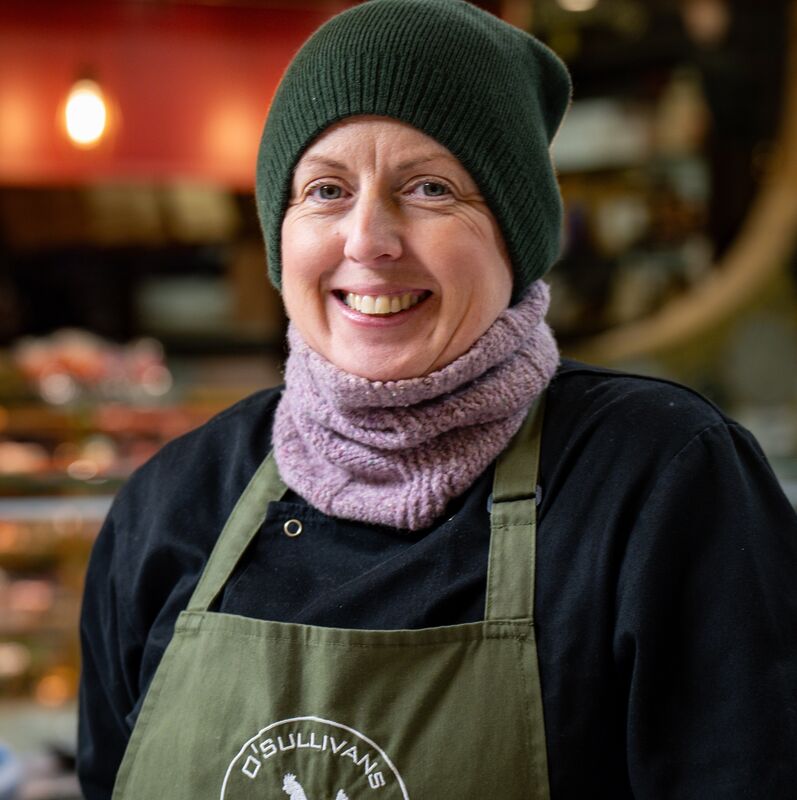 Daphne Roche of O’Sullivan Butchers in the English Market. Picture: Chani Anderson