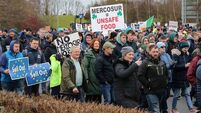 IRELAND-TRADE-AGRICULTURE-FARMS-PROTEST