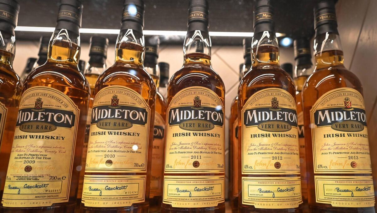 A selection of Midleton Very Rare, which is one of the many brands produced by Irish Distillers. (Photo by Artur Widak/NurPhoto)