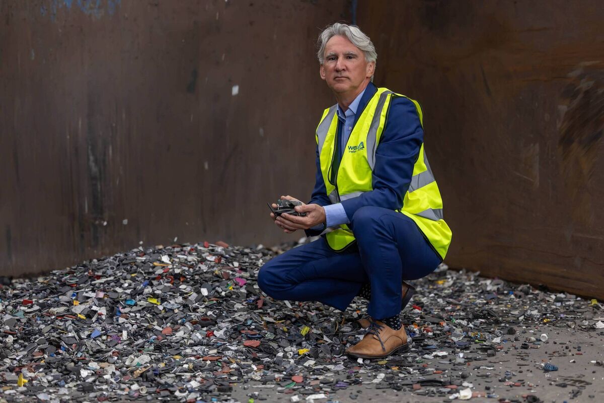 Leo Donovan, CEO of WEEE Ireland, says that most Irish adults recycle their old electronics because they care about the planet — but few realise how important it is for us to recover the critical raw materials from them. Picture: Paul Moore