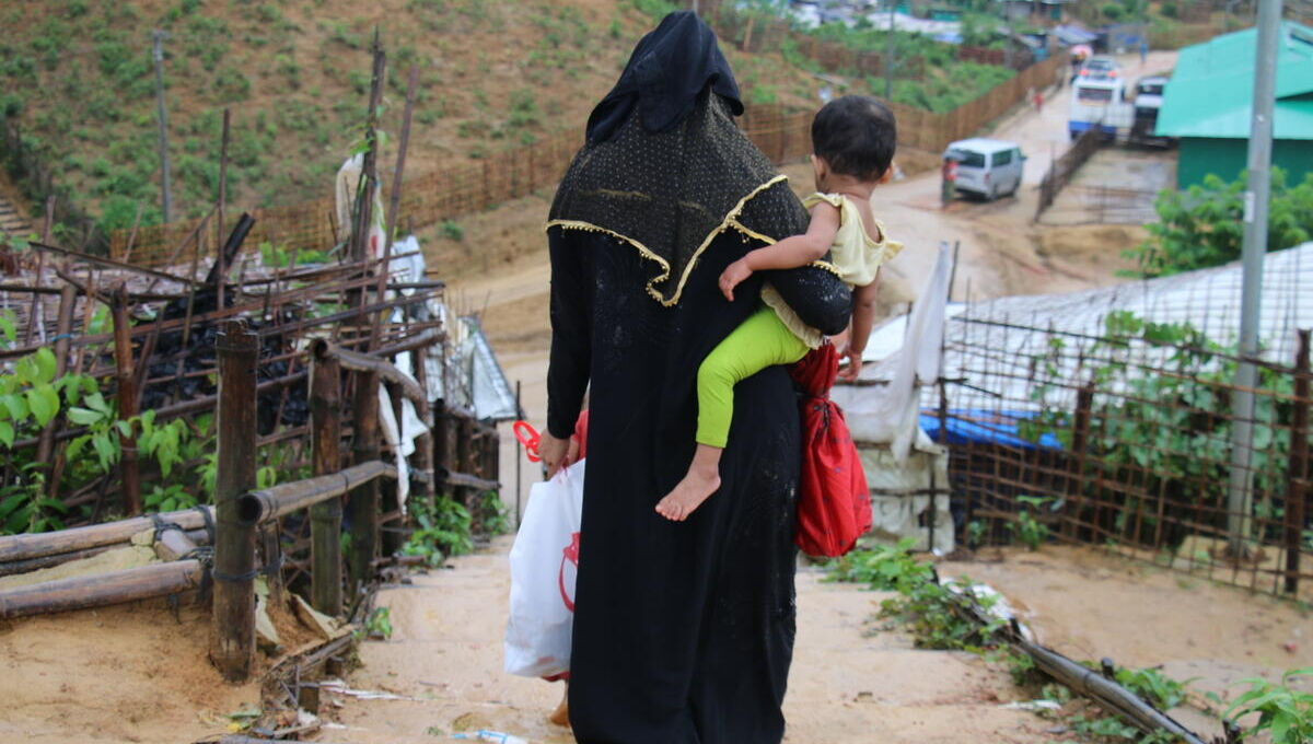 The majority have been here for over nine years, when this area was just hills with tropical vegetation, where Bangladesh’s small elephant population once roamed. File Picture: Sonali Chakma/Save the Children/PA