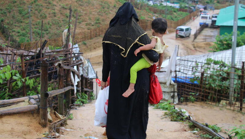 The majority have been here for over nine years, when this area was just hills with tropical vegetation, where Bangladesh’s small elephant population once roamed. File Picture: Sonali Chakma/Save the Children/PA