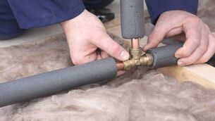 <p>Adding insulation is one of the simplest and cheapest ways to protect your home. Fitting foam tubing or pipe wrap around any exposed pipes helps them retain heat and creates a barrier against freezing temperatures. File photo</p>