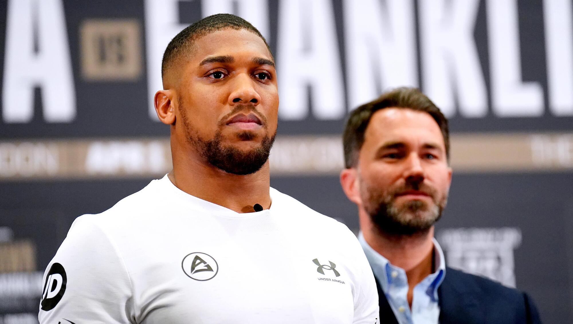 Eddie Hearn believes Anthony Joshua will return to boxing ‘when time is right’