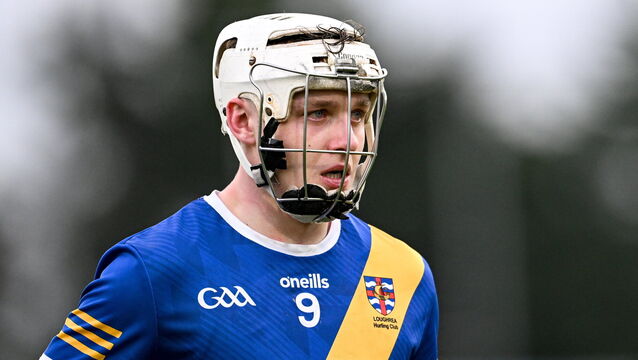 <p>Cullen Killeen was sent off during injury time of Loughrea's All-Ireland Club SHC semi-final victory over Slaughtneil. Pic: Ramsey Cardy/Sportsfile</p>