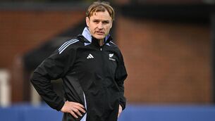 <p>Now-departed New Zealand head coach Scott Robertson. Pic: Sam Barnes/Sportsfile</p>