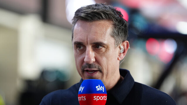 <p>Gary Neville’s comments during the Arsenal-Liverpool game triggered more than 500 Ofcom complaints, Pic: David Davies/PA</p>