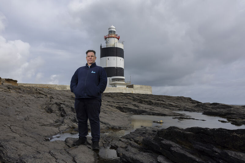 Larry Colgan, General Manager of Hook Lighthouse, Co. Wexford. Photograph: Patrick Browne Larry Colgan, General Manager of Hook Lighthouse, Co. Wexford. Photograph: Patrick Browne