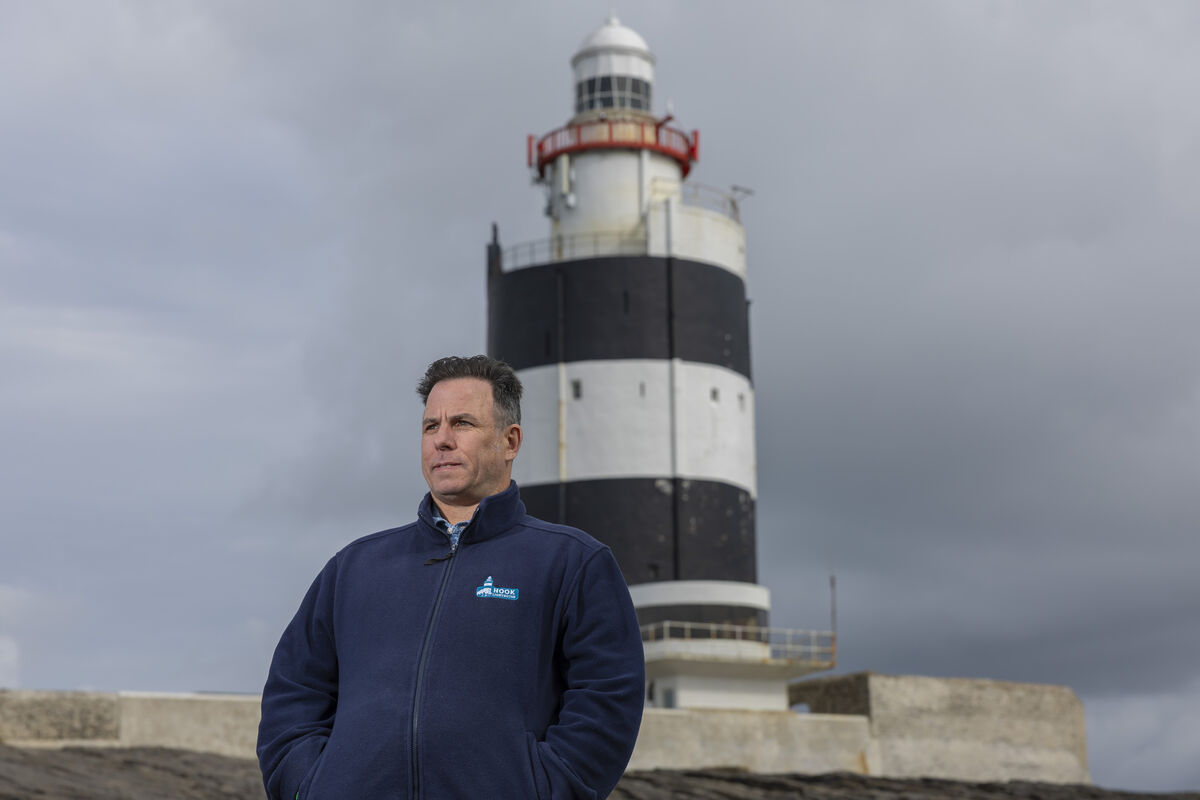 Larry Colgan, General Manager of Hook Lighthouse, Co. Wexford. Photograph: Patrick Browne Larry Colgan, General Manager of Hook Lighthouse, Co. Wexford. Photograph: Patrick Browne