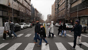 Central Tehran on Thursday (Vahid Salemi/AP)