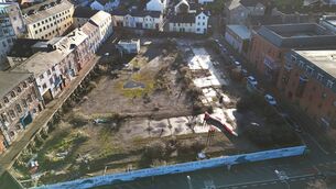 <p>The former tax office site on Sullivan’s Quay, Cork, owned by BAM, has been wasteland since the nine-storey building was demolished in 2019. <span class="contextmenu emphasis">File picture: Larry Cummins</span>
            </p>