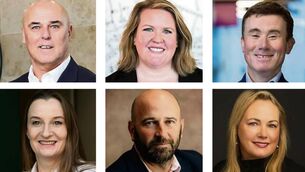 <p>New roles: (top row) Fergal Hennigan, Allison Howell, Donal Óg McCarthy; (bottom row) Dr Jennifer Hayes, Olivier Mantoulan, Cathy O’Brien. </p>