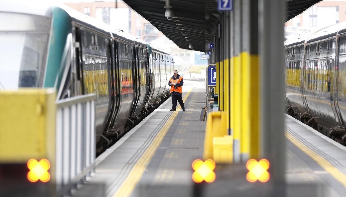 
                            A new central train control building at Heuston Station in Dublin is part of the project. Picture: RollingNews.ie