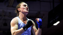Kellie Harrington celebrates after winning 10/1/2026
