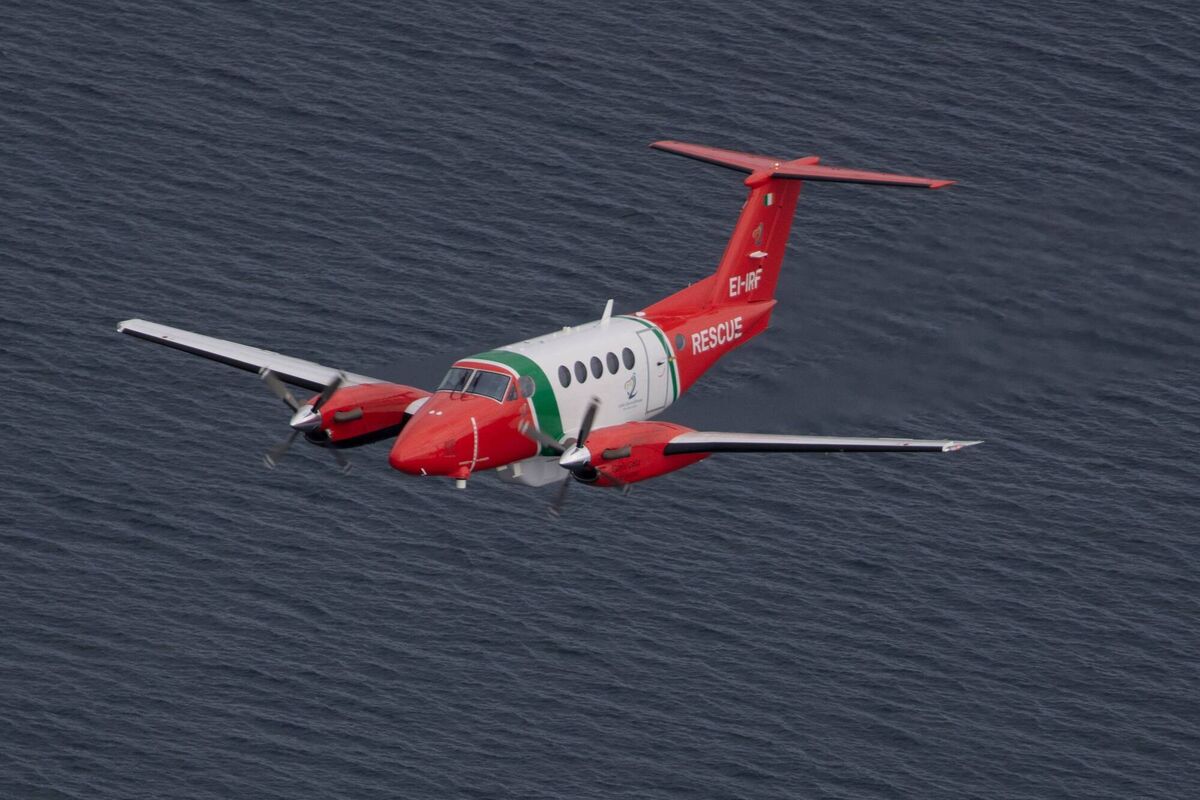 A fixed wing Irish Coast Guard plane took part in the rescue mission along with two Coast Guard helicopters.